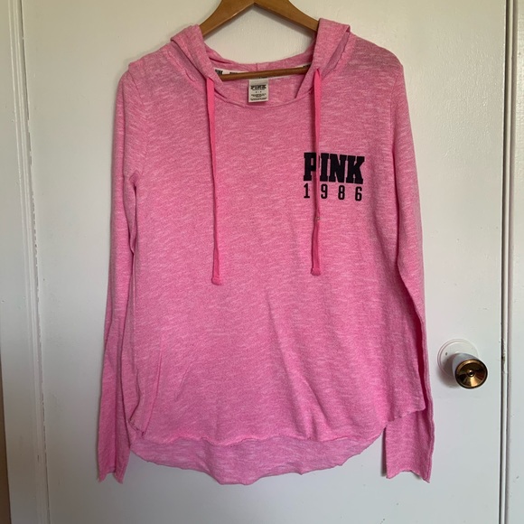 Pink V.S. Oversized hoodie sz S